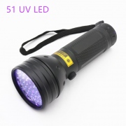 51LED  UV Işık 395-400nm LED UV Fener meşale işık lambası