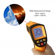GM900 IR Kızılötesi Termometre Dijital Sıcaklık Ölçer-50 ~ 950C-58 ~ 1742F Pirometre 0.1 ~ 1EM Santigrat Termometro Infravermelho