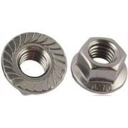 flanşlı  10 KALİTE ALTI KÖŞE ÇELİK SOMUN normal ve ince diş 