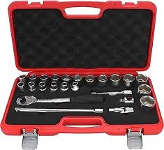 1/2” Altı Köşe Lokma Anahtar Takımı (24 Parça, mm)
