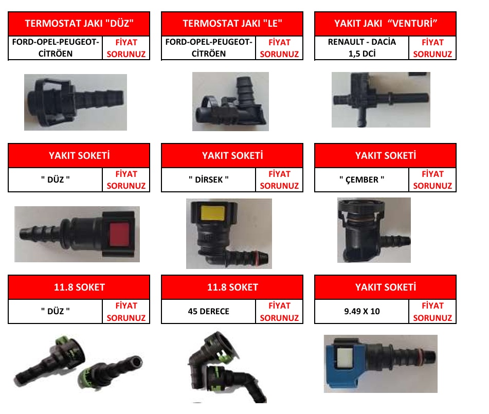 YAKIT SOKETLERİ ÖZEL