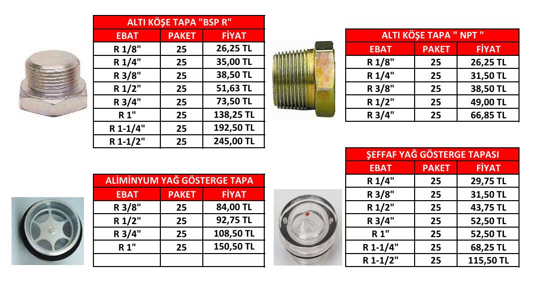 TAPA VE SEVİYE GÖSTERGELERİ