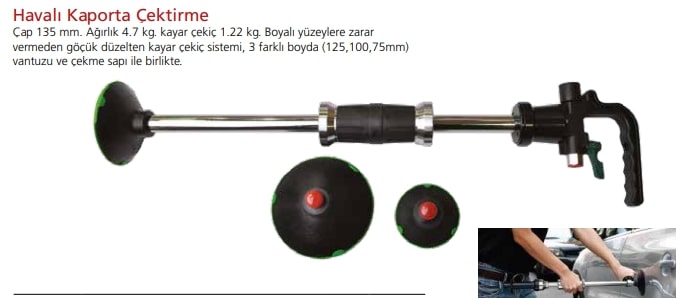 Havalı Kaporta Çektirme