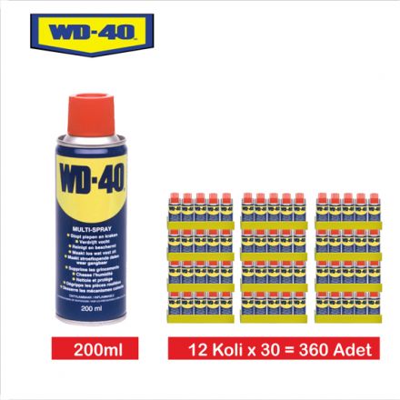 WD 40 Yağlama Spreyi (200 ml ) 1.000 adet fiyatı